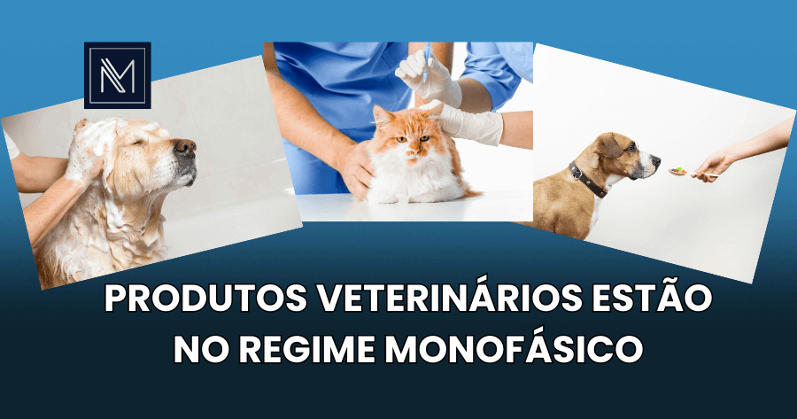 Produtos de clínica veterinária no regime monofásico