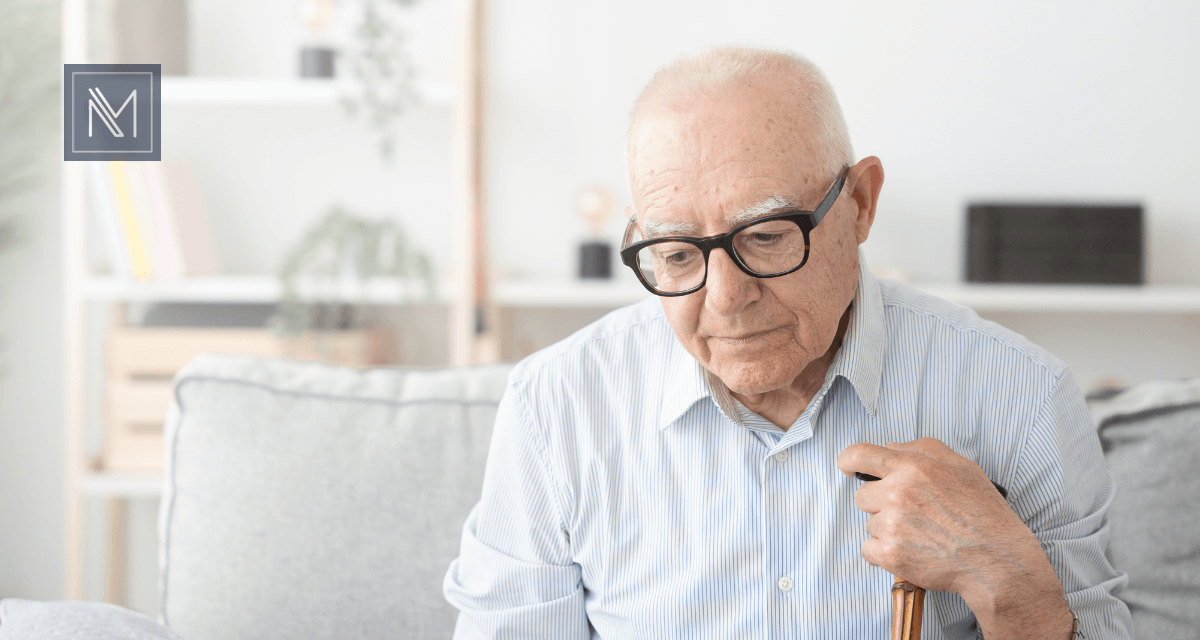 velho triste benefício do INSS negado